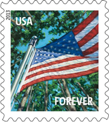フォーエバースタンプ (2013) EARTH GLOBAL FOREVER STAMP 2013 US AIR MAIL 1st in Series